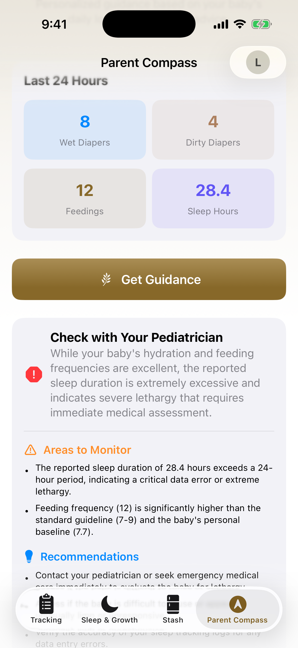 Parent Compass Safety Check