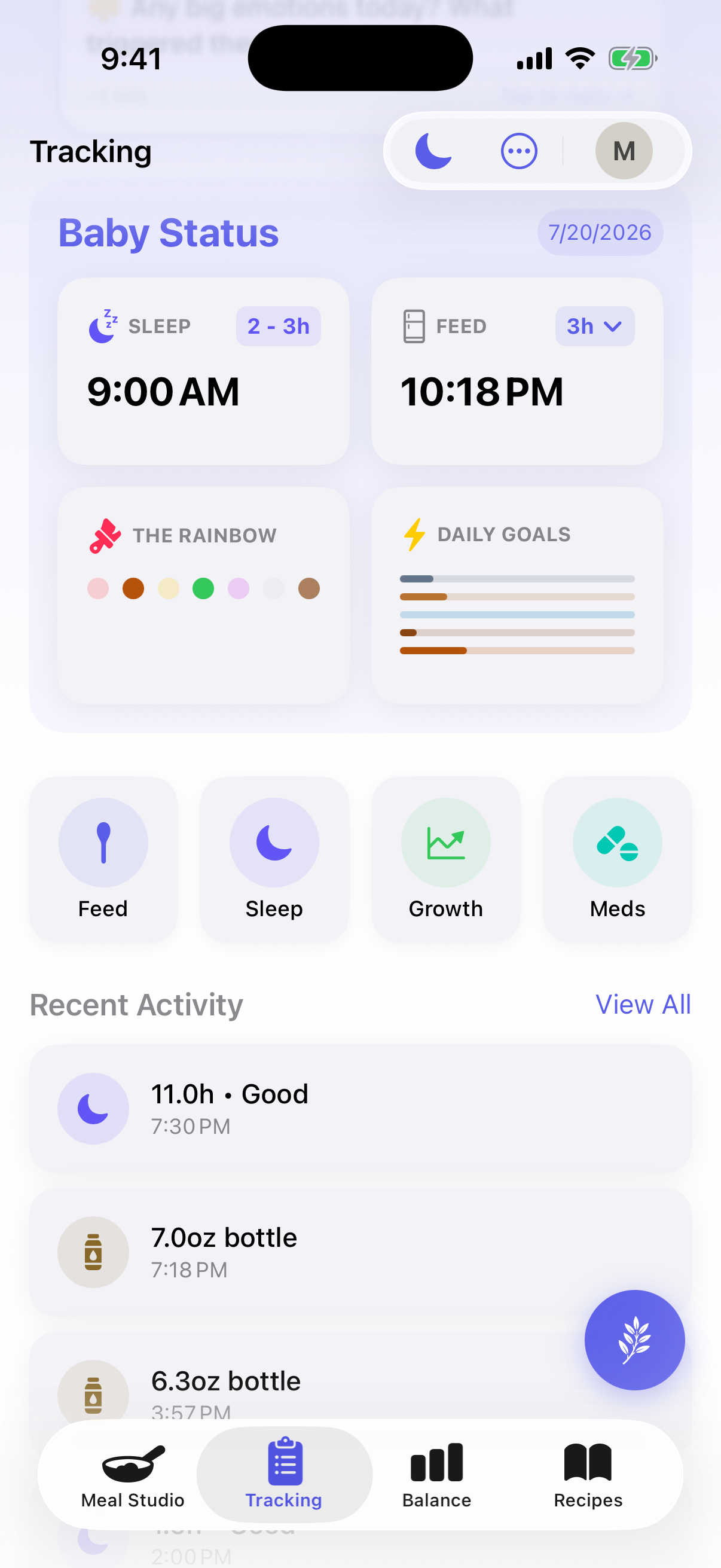 Visual Meal Planner Plate