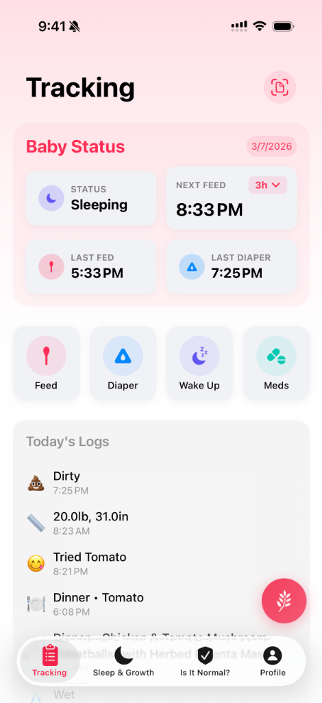Baby Status Dashboard
